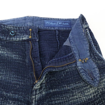Porter Classic SASHIKO KENDO Tapered Pants Indigo Size M
