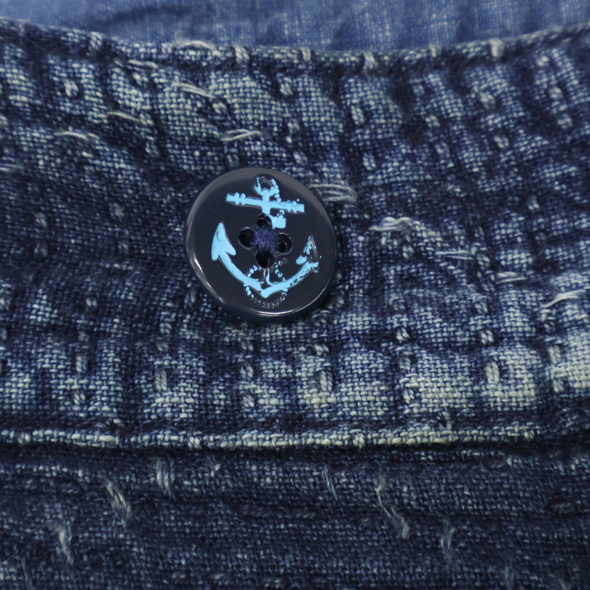 Porter Classic SASHIKO KENDO Tapered Pants Indigo Size M