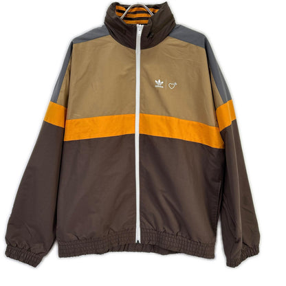 adidas x Human Made Windbreaker Jacket Brown/Orange Size M