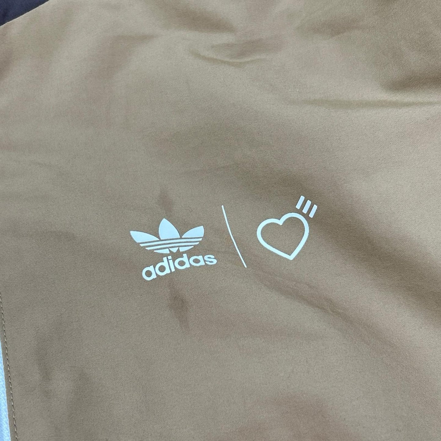 adidas x Human Made Windbreaker Jacket Brown/Orange Size M