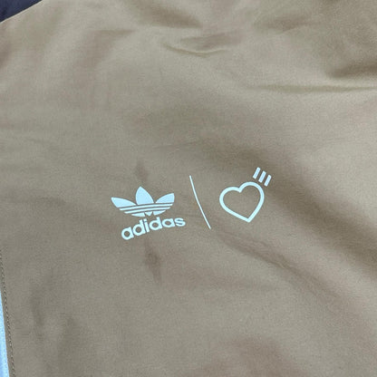 adidas x Human Made Windbreaker Jacket Brown/Orange Size M