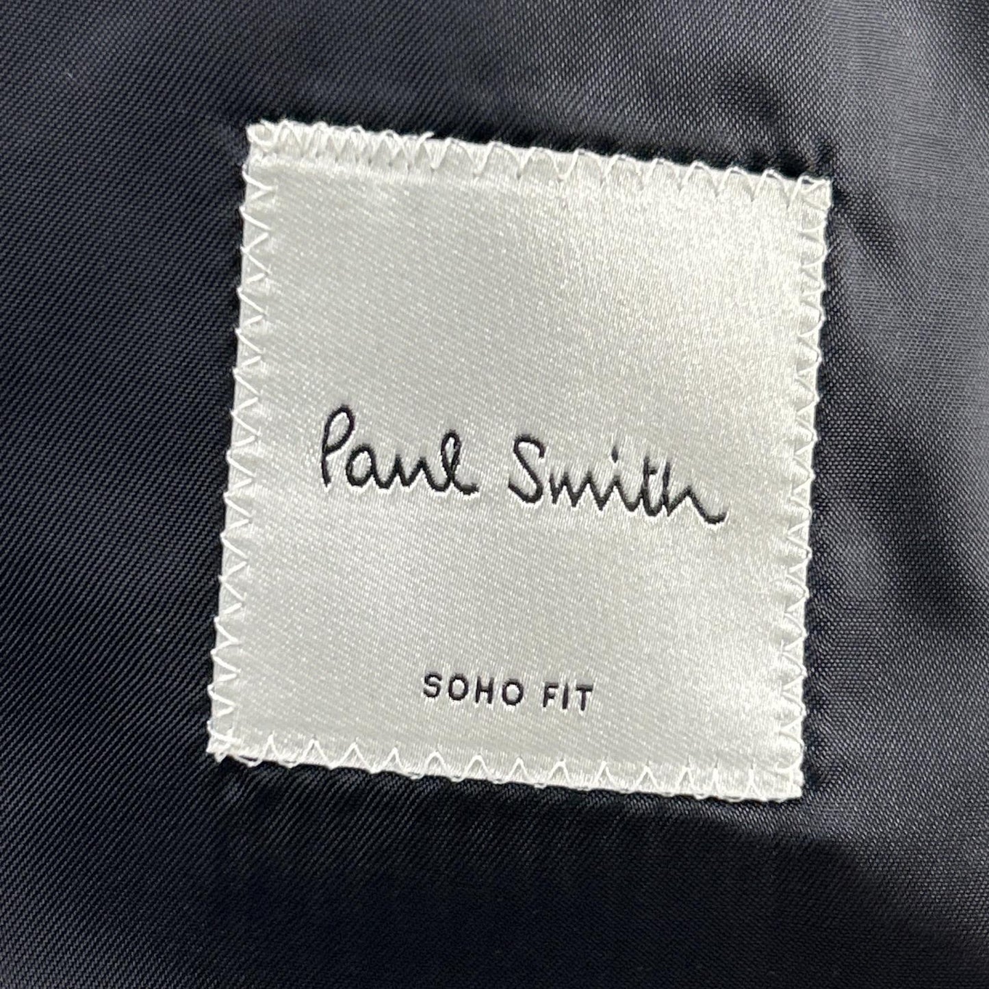 PaulSmith Loro Piana Wool Solid Suit Navy Size M