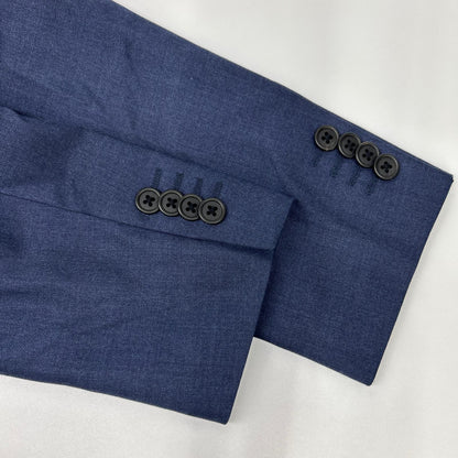 PaulSmith Loro Piana Wool Solid Suit Navy Size M