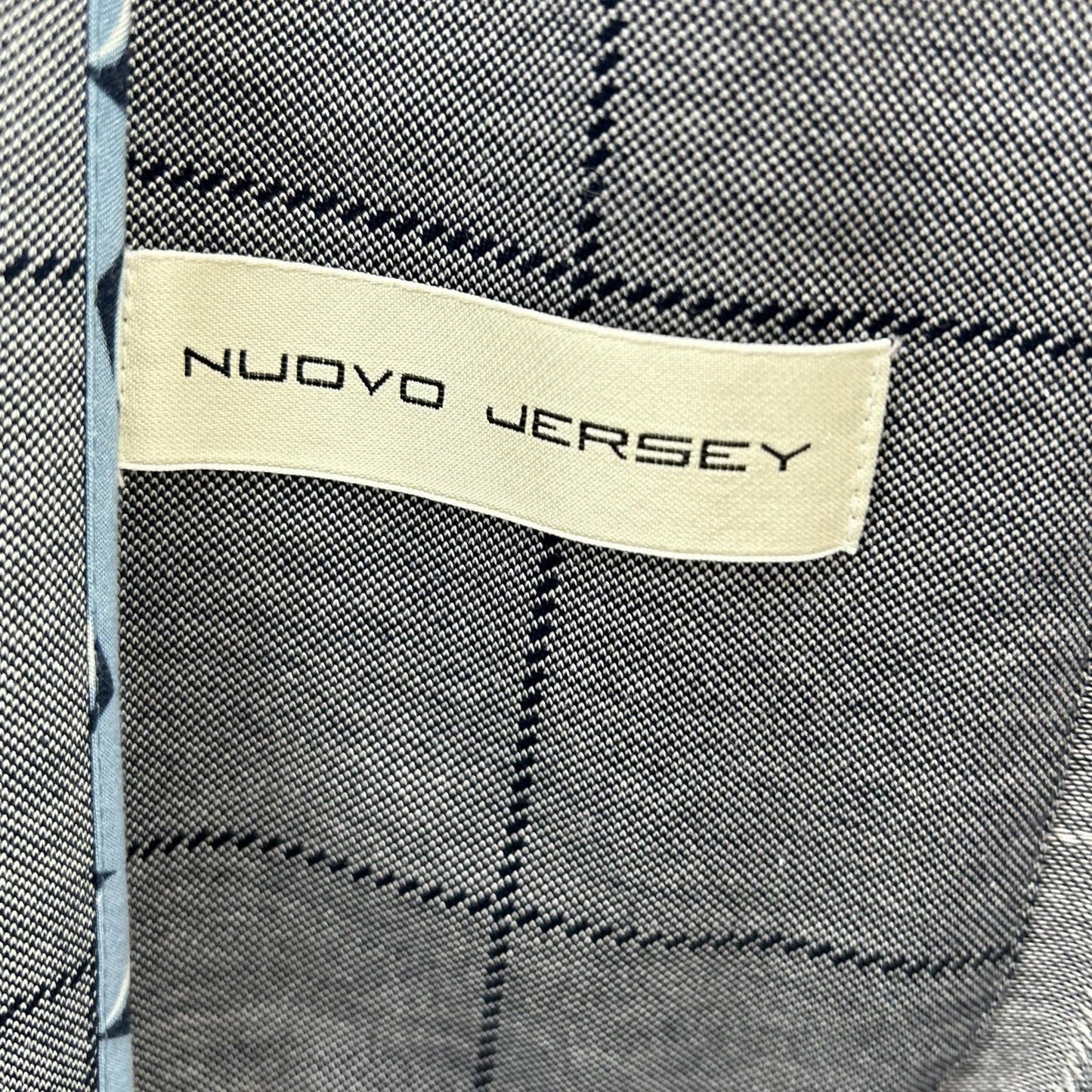 ETRO Nuovo Jersey Check 2B Blazer Gray Size 44