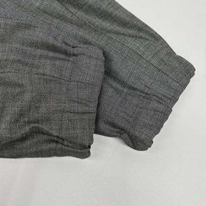 EMPORIOARMANI T1R520 Wool Silk Shawl Jacket Gray Size 46