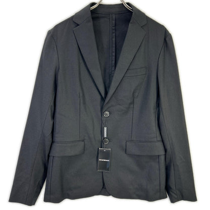 EMPORIOARMANI Black Wool 2B Blazer Size 46
