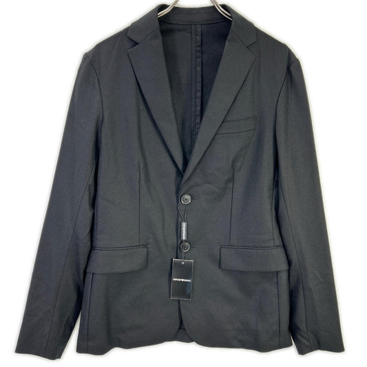 EMPORIOARMANI Black Wool 2B Blazer Size 46