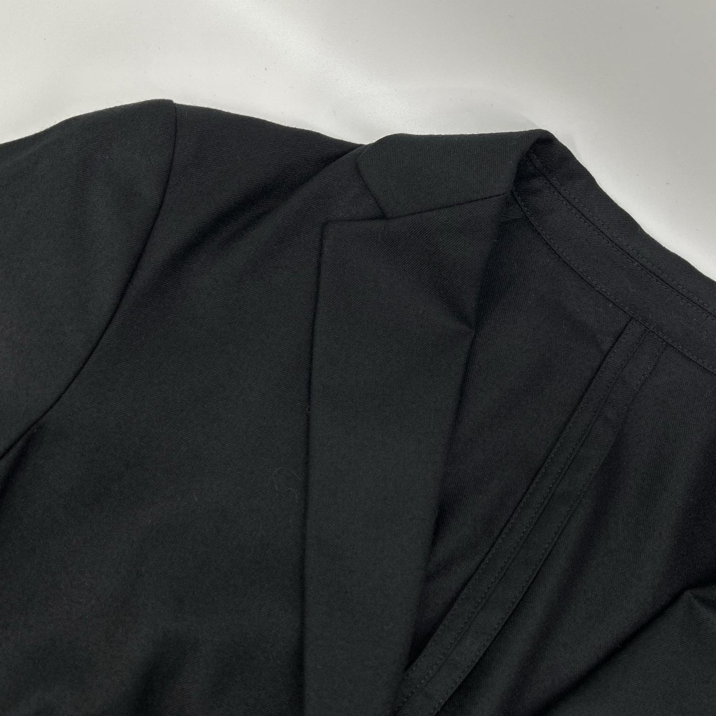 EMPORIOARMANI Black Wool 2B Blazer Size 46