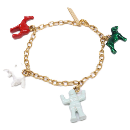 MARNI Animal Charm Chain Gold Multicolor Size ONE SIZE