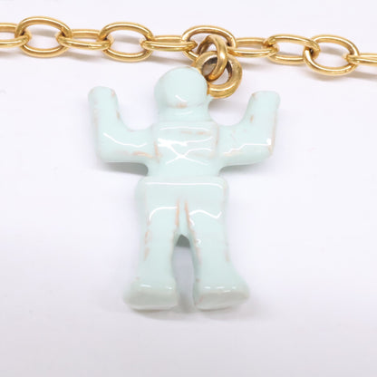 MARNI Animal Charm Chain Gold Multicolor Size ONE SIZE