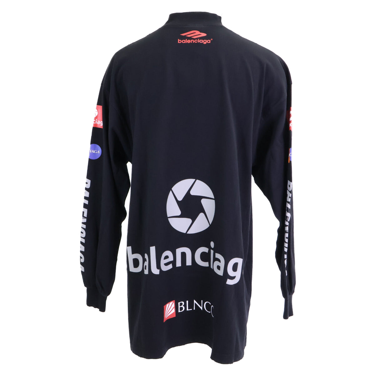 BALENCIAGA 23 Top League Damaged T-Shirt Black Size L