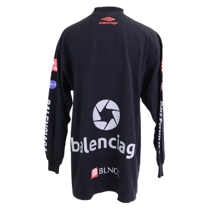 BALENCIAGA 23 Top League Damaged T-Shirt Black Size L