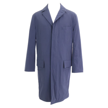 HERMES Navy Fly Front Chester Coat Size 48