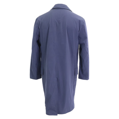 HERMES Navy Fly Front Chester Coat Size 48