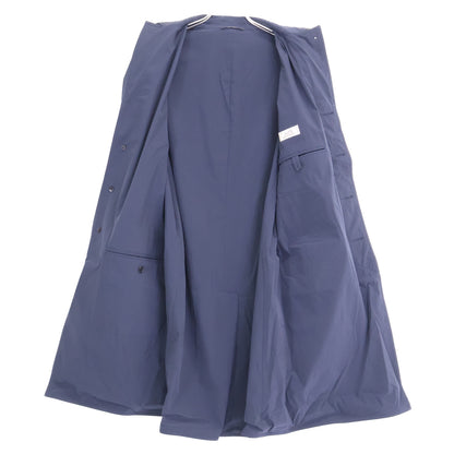 HERMES Navy Fly Front Chester Coat Size 48