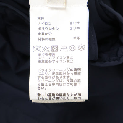 HERMES Navy Fly Front Chester Coat Size 48