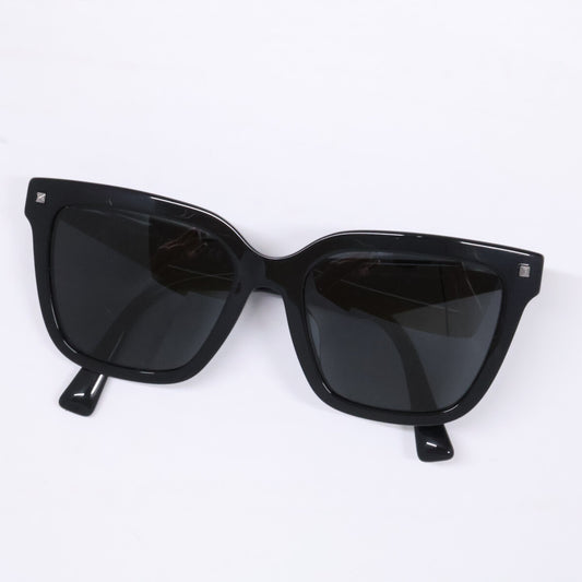 VALENTINO VLTN Rockstud Square Sunglasses Black Size 55x18