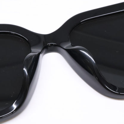 VALENTINO VLTN Rockstud Square Sunglasses Black Size 55x18