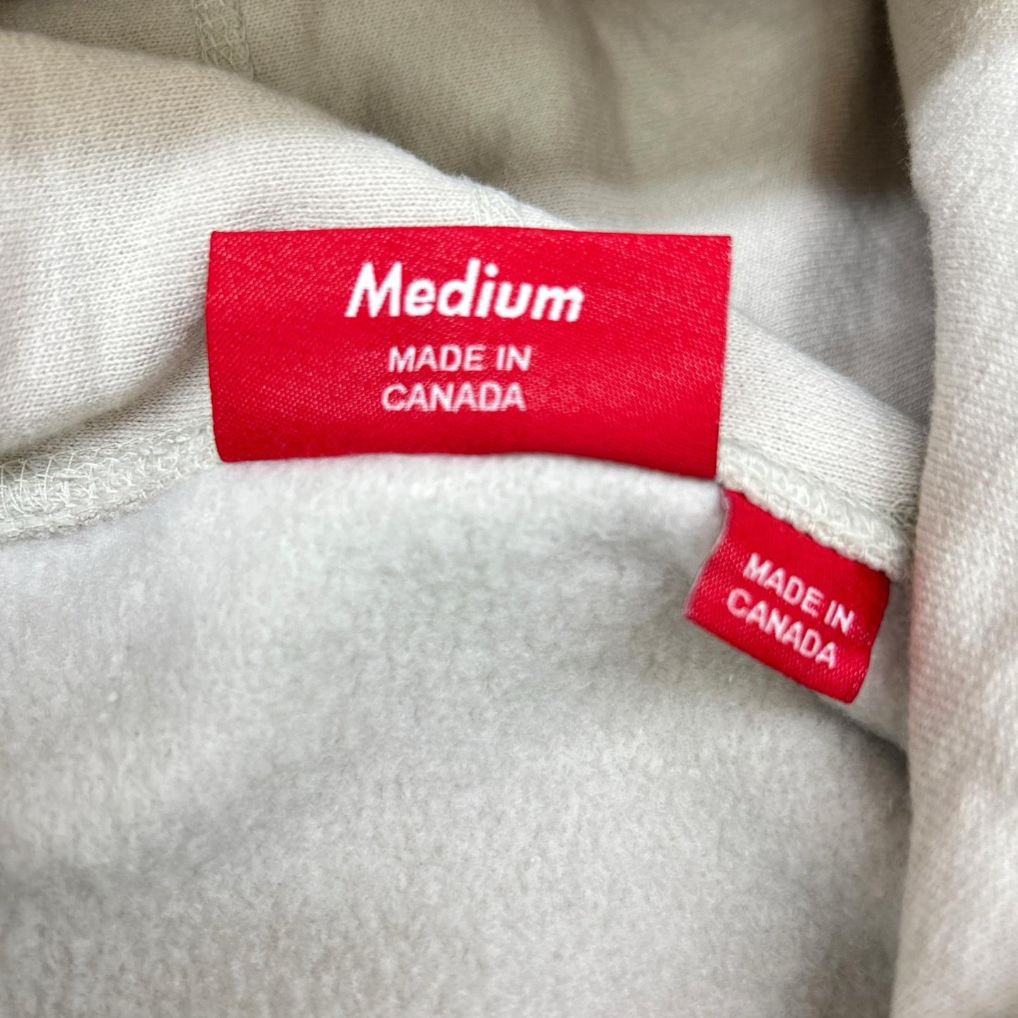 Supreme 24AW Box Logo Hooded Sweatshirt Beige Size M