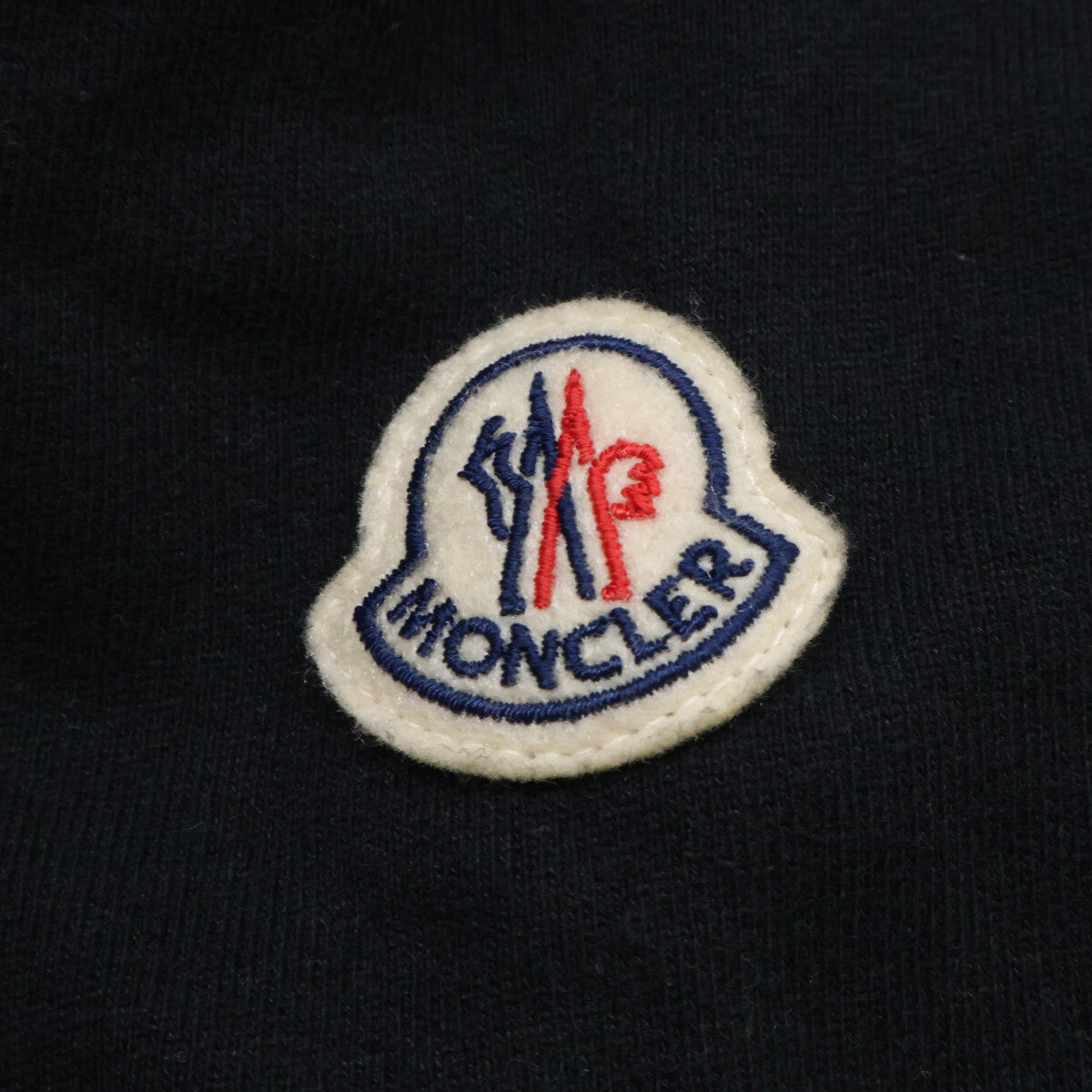 MONCLER BORN TO PROTECT Cotton Nylon Zip Hoodie Black Size L
