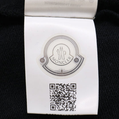 MONCLER BORN TO PROTECT Cotton Nylon Zip Hoodie Black Size L