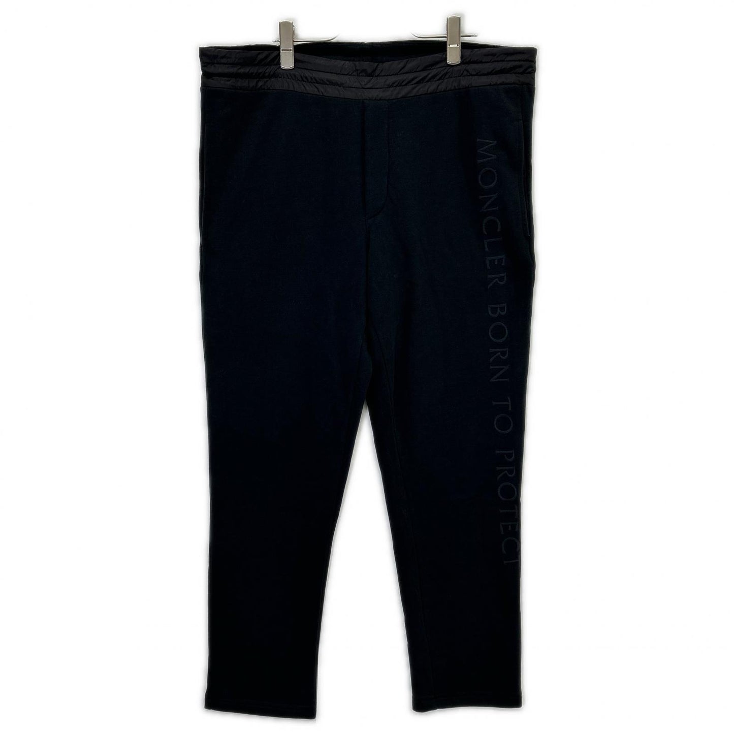 MONCLER Nylon Pocket Cotton Sweatpants Black Size L