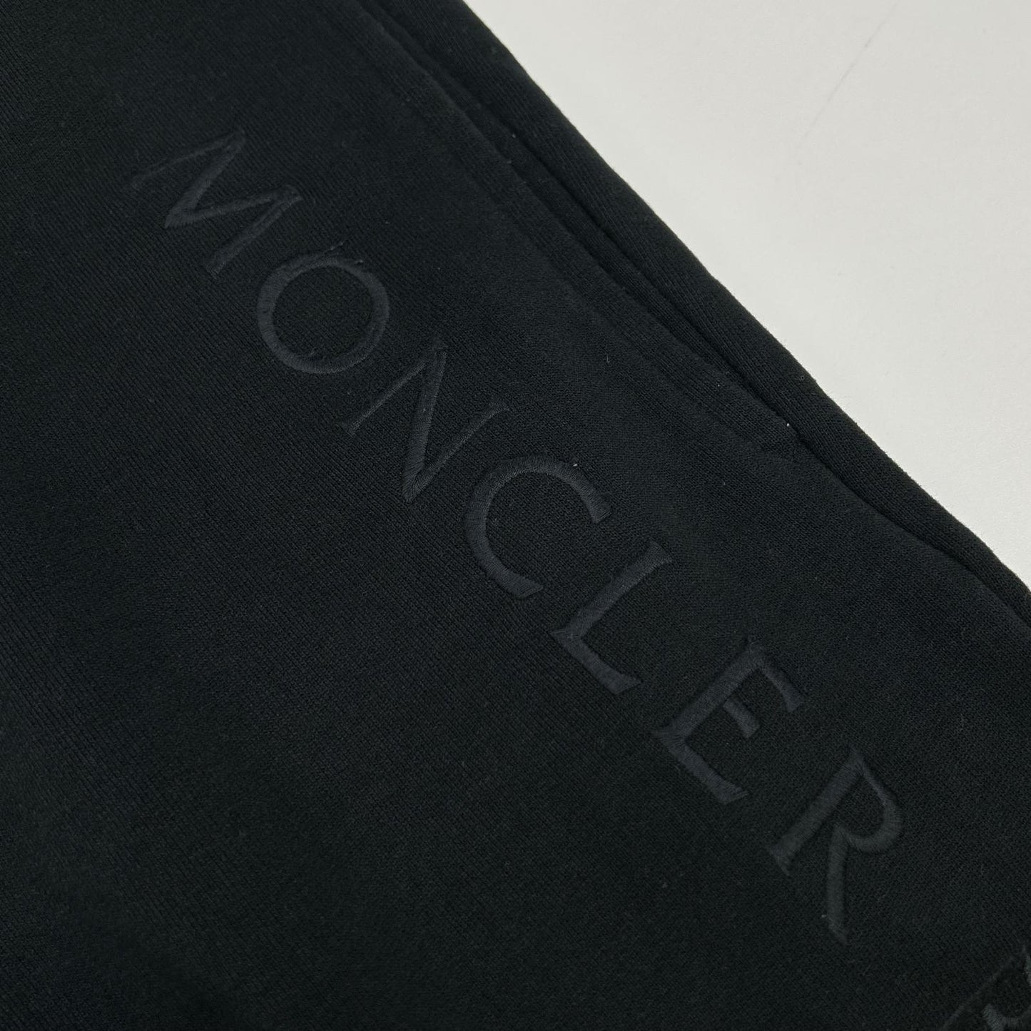 MONCLER Nylon Pocket Cotton Sweatpants Black Size L