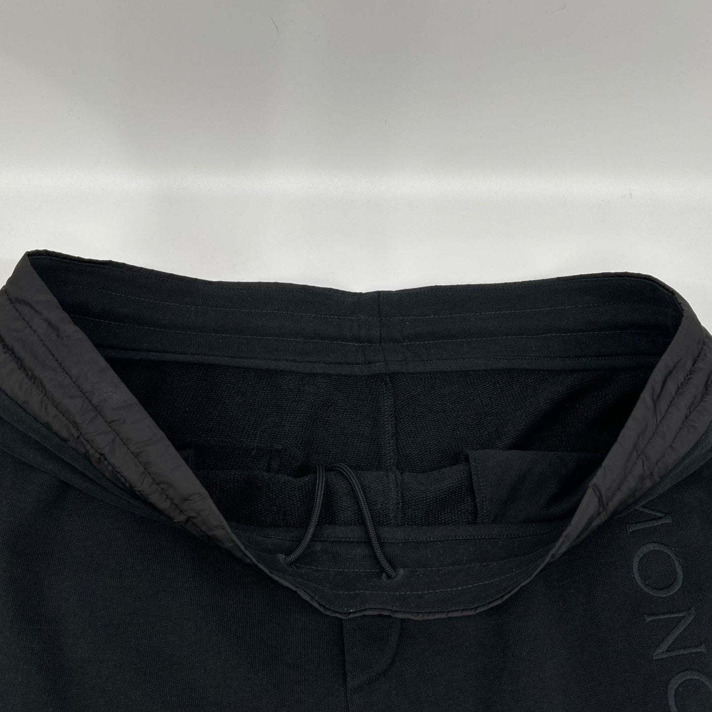 MONCLER Nylon Pocket Cotton Sweatpants Black Size L