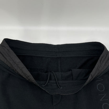 MONCLER Nylon Pocket Cotton Sweatpants Black Size L