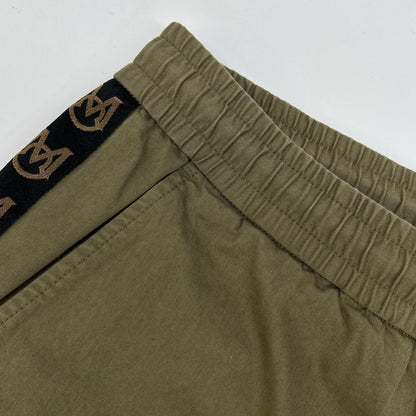 MONCLER Sportivo Side Logo Line Easy Pants Green Size 48