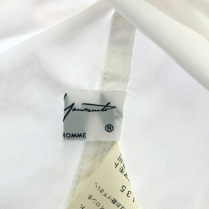 Yohji Yamamoto POUR HOMME Chain Stitch Shirt White Size 2