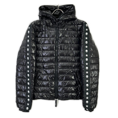 DUVETICA xHYDROGEN Side Skull Full-Zip Jacket Black Size 44