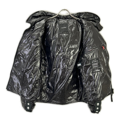 DUVETICA xHYDROGEN Side Skull Full-Zip Jacket Black Size 44