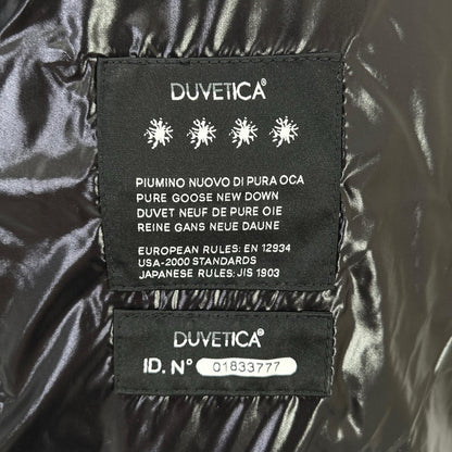 DUVETICA xHYDROGEN Side Skull Full-Zip Jacket Black Size 44
