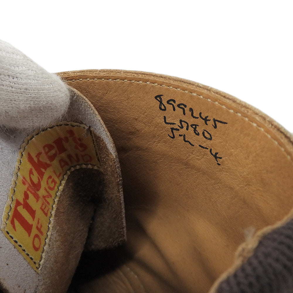 Tricker's Malton Medallion Wingtip Boots Brown Size 5.5