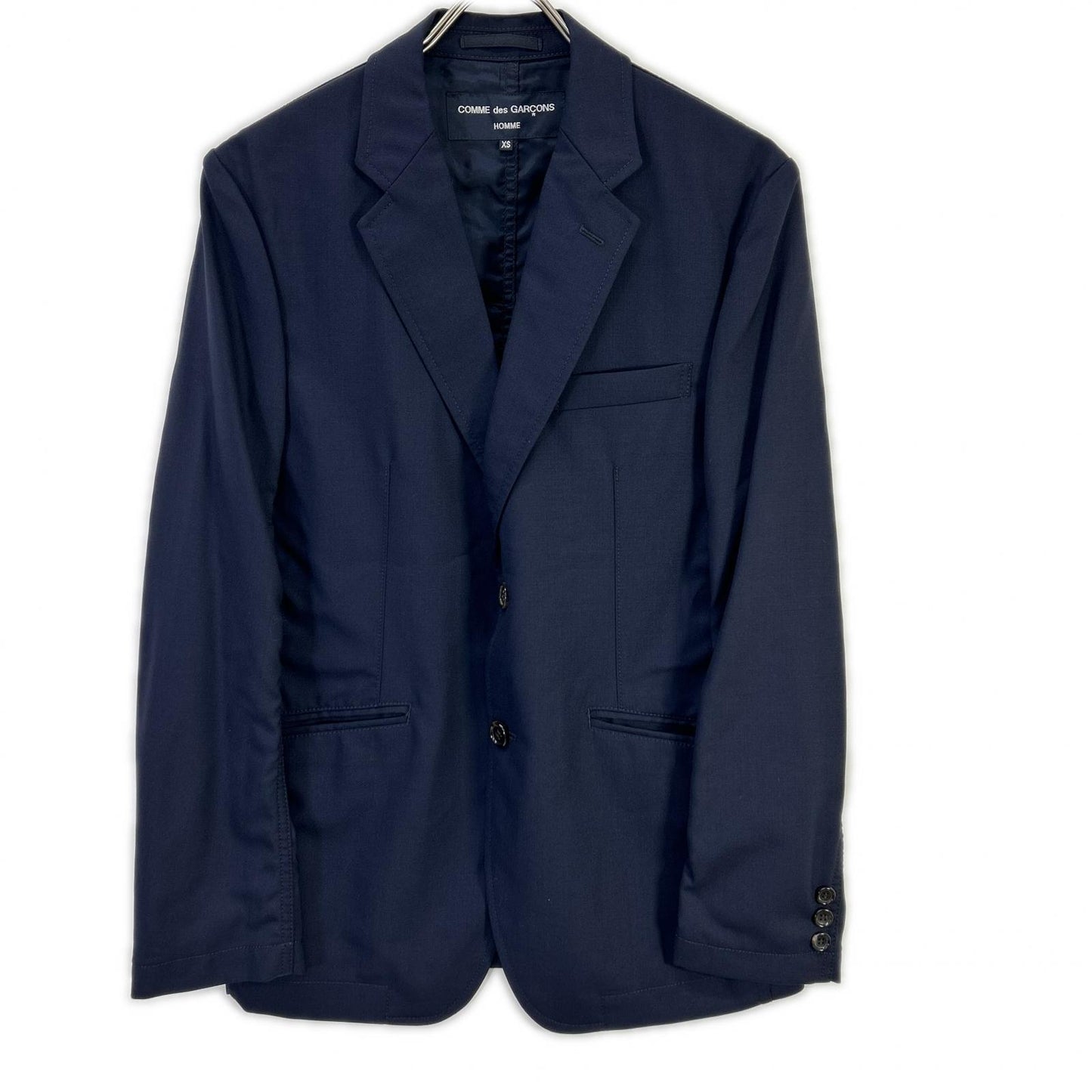 COMMEdesGARCONS HOMME Wool Stitch Blazer Navy Size X