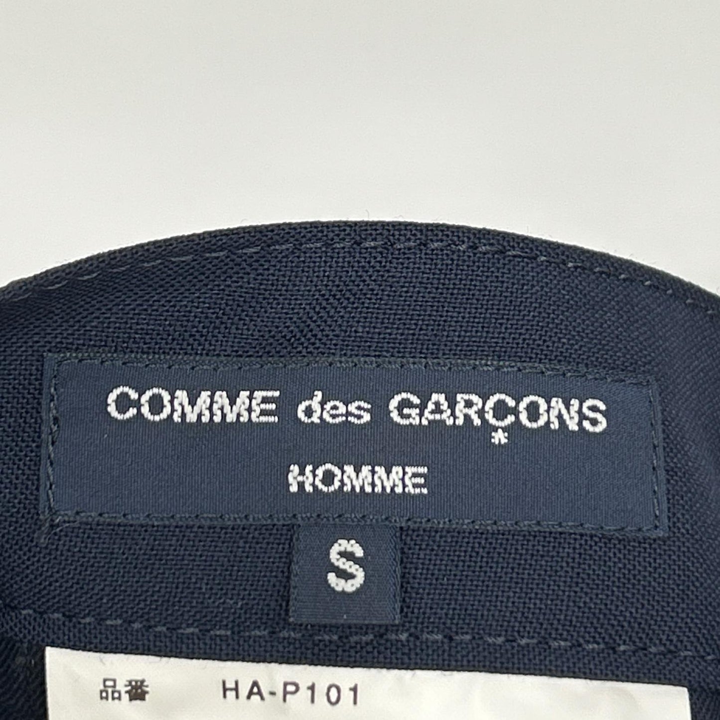 COMMEdesGARCONS HOMME Wool Stitch Slacks Pants Navy Size S