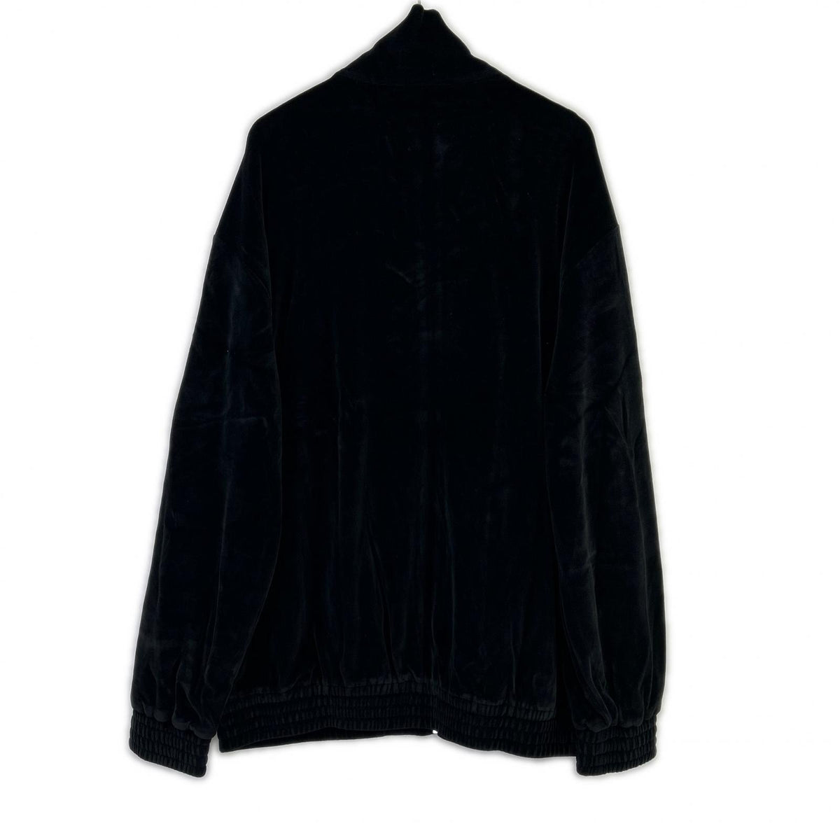 GUCCI 2019 Velour Track Jacket Black Size 3XL