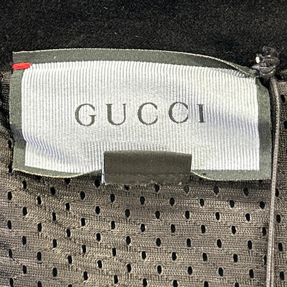 GUCCI 2019 Velour Track Jacket Black Size 3XL