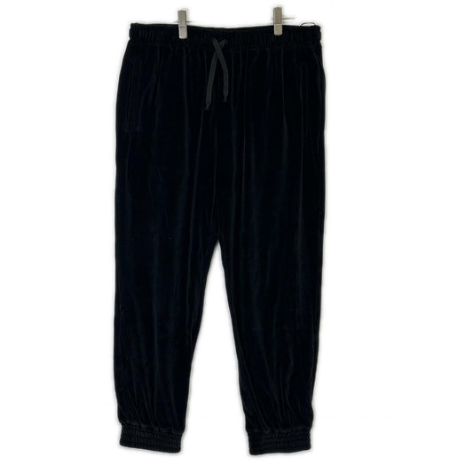 GUCCI Velour Track Joggers Black Size 3XL