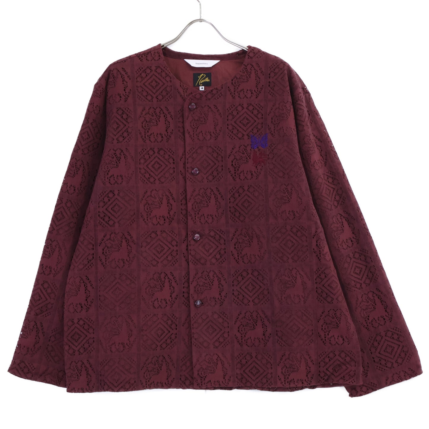 SASQUATCHfabrix. 23AW xNeedles Lion Jacket Bordeaux Size L