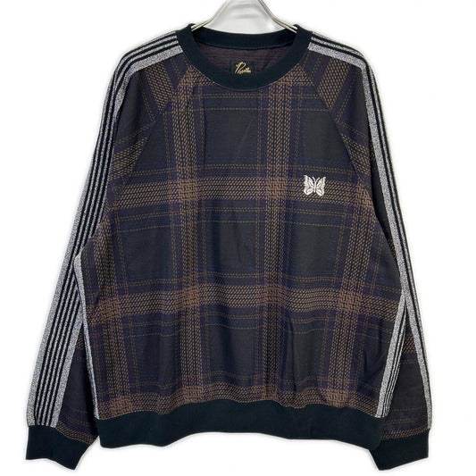 needles 23AW Check Track Crew Neck Long Shirt Multi Size XL