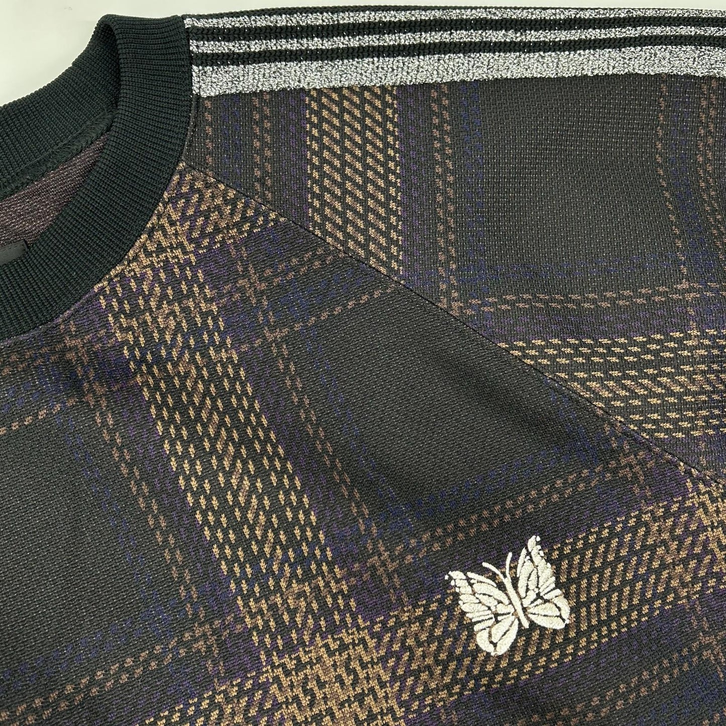 needles 23AW Check Track Crew Neck Long Shirt Multi Size XL