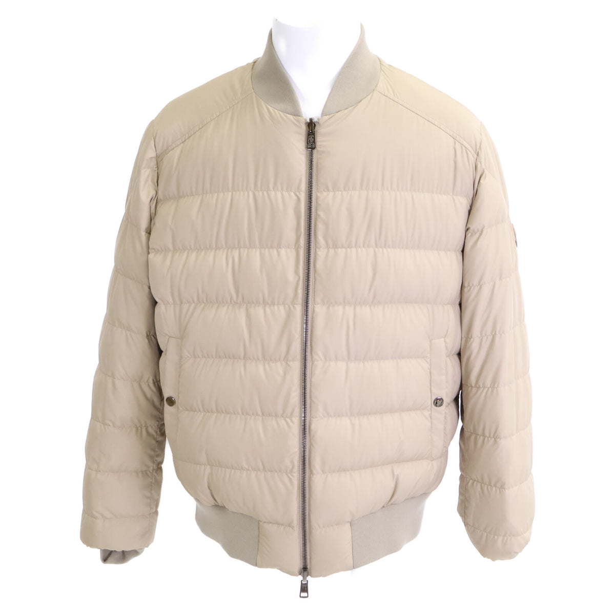 MONCLER 24' DIOUNES Reversible Down Jacket Beige Size 3