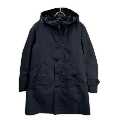 BLACK LABEL CRESTBRIDGE Hooded Double Hoodie Navy Size L
