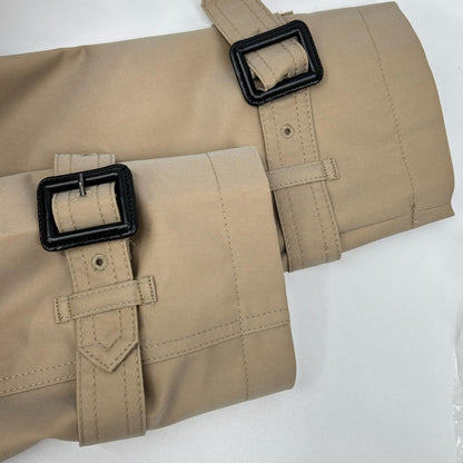 BLACK LABEL CRESTBRIDGE Check Liner Coat Beige Size LL