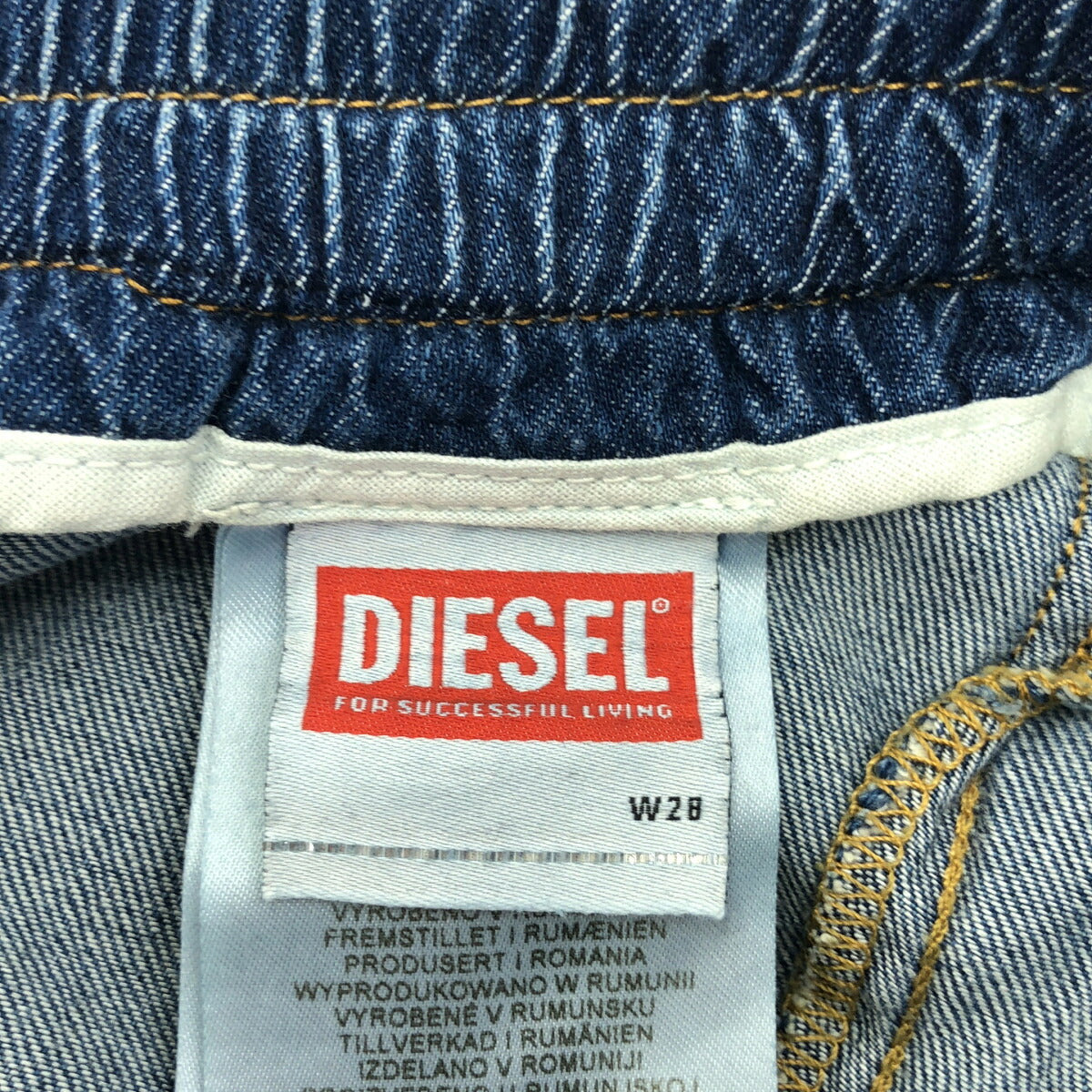 DIESEL Blue Distressed Denim Jeans Size L