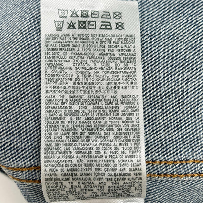 DIESEL D-BARCY-SM Blue Denim Vest Size M