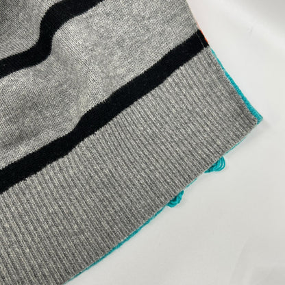DIESEL Bleached Crewneck Knit Sweater Multi-color Size M
