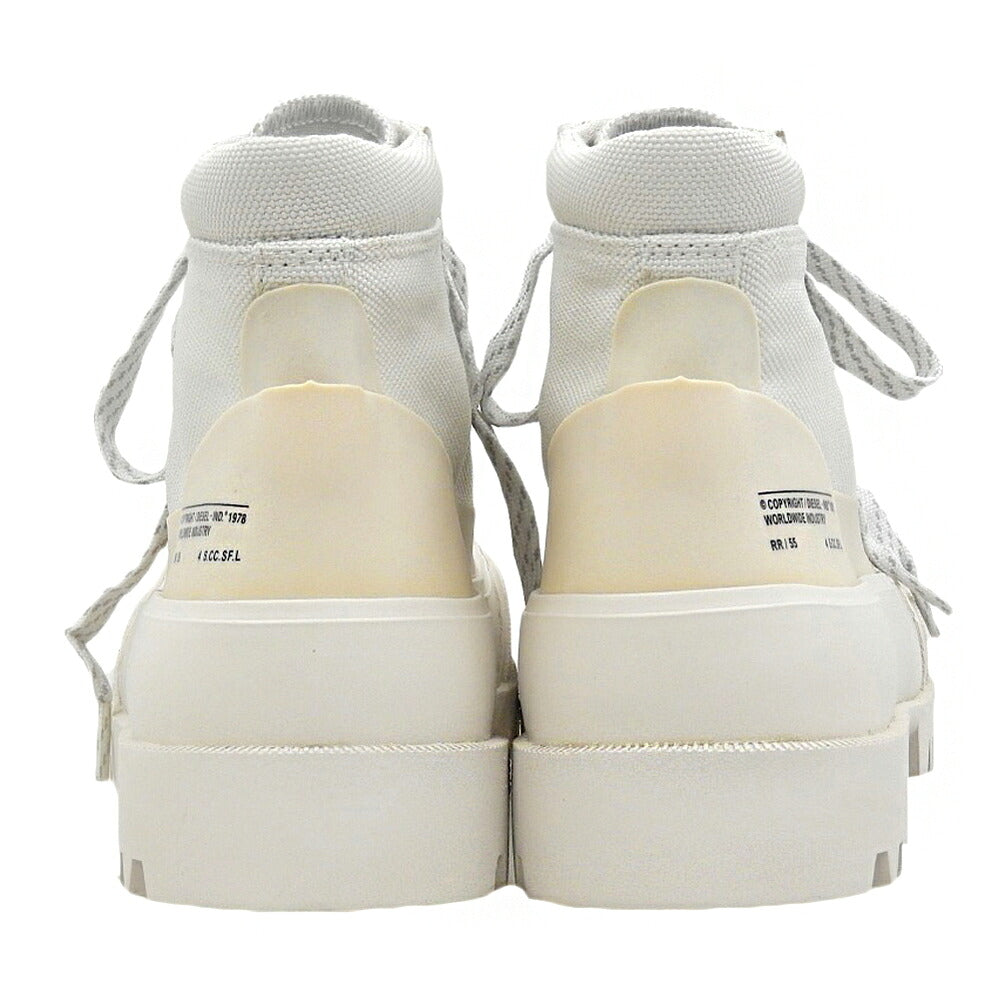 DIESEL D-HIKO BT X Low-Cut Boots Ivory Size 7.5(US)